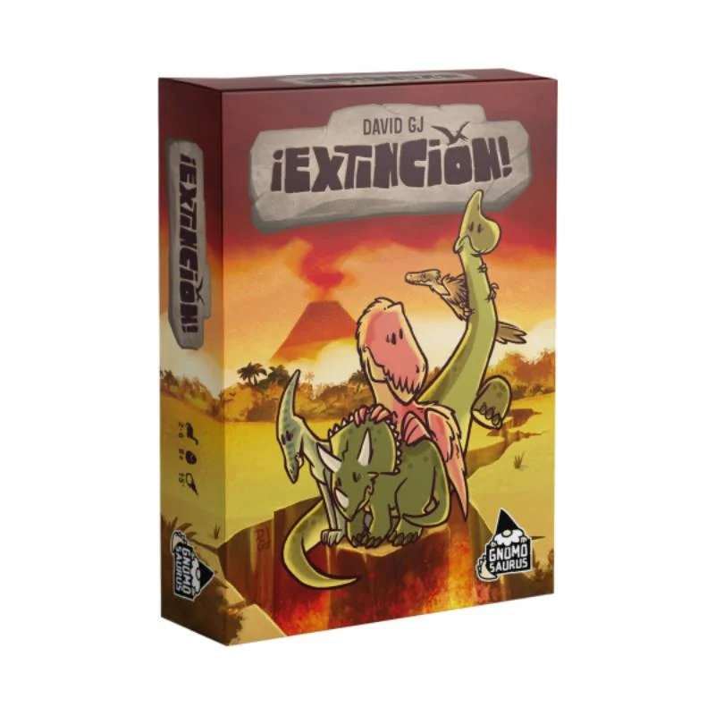 ¡Extinción! - Juego de mesa - Gnomosaurus - 2-6 jugadores - 8+ años - 15 min