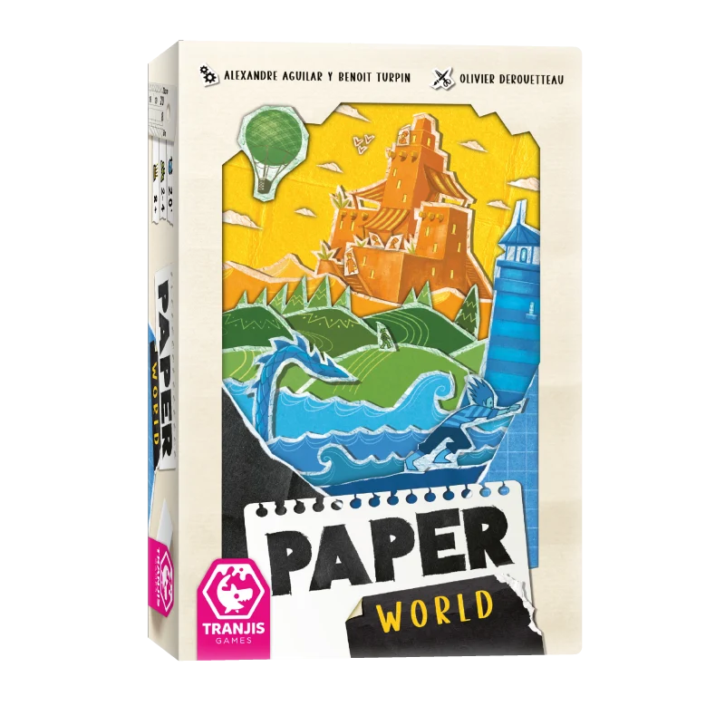 Paperworld - Juego de mesa - Tranjis - 2-4 jugadores - 8+ años - 20 min