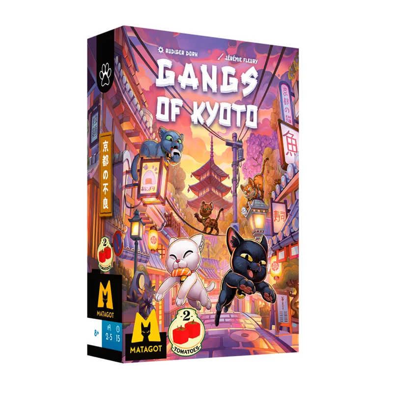 Gangs of Kyoto - Juego de mesa - 2 Tomatoes - 2-5 jugadores - 8+ años - 10-20 min
