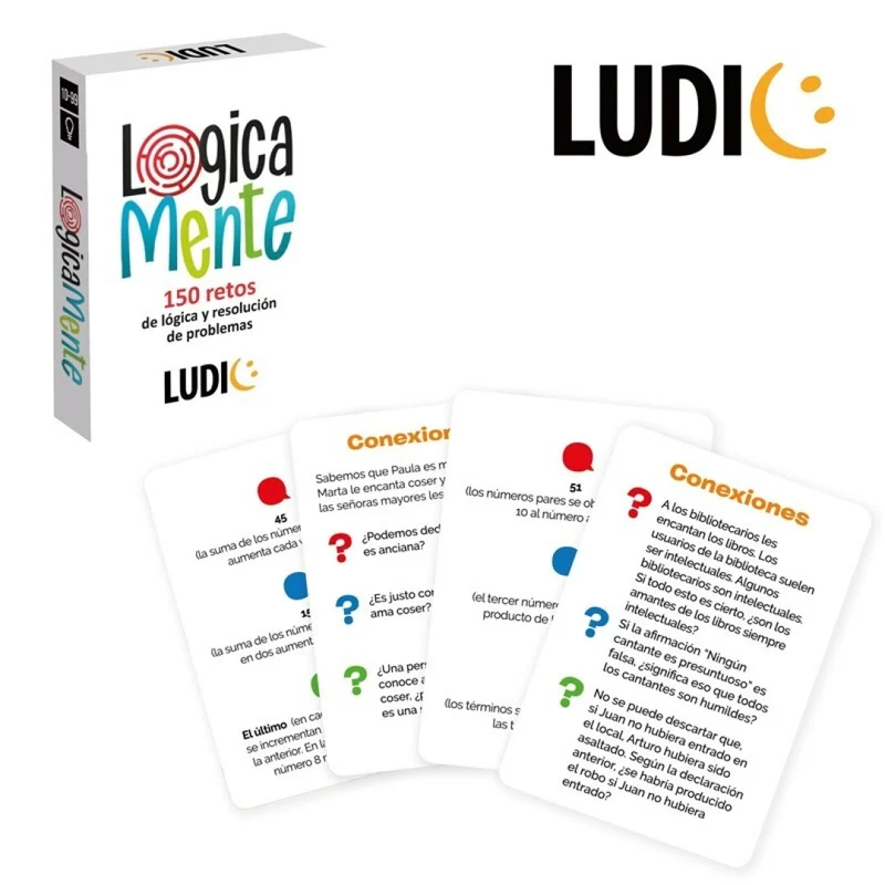 Logicamente - Juego de mesa - Ludilo - 2+ jugadores - 10+ años - 15 min