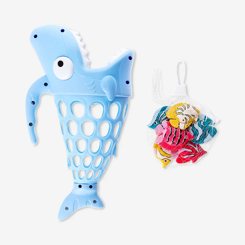 Hungry shark toy with fish