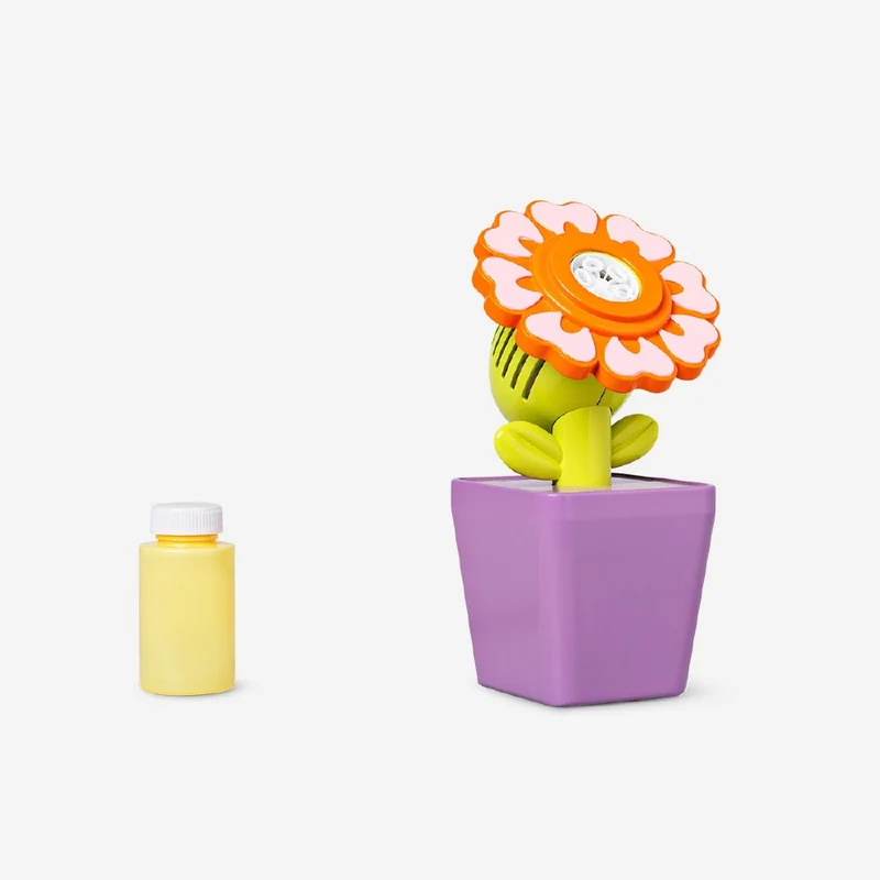 Soap bubble machine with light - Small sunflower