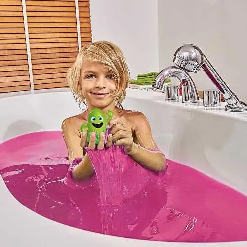 Slime para el baño Glitter Rosa · Zimpli