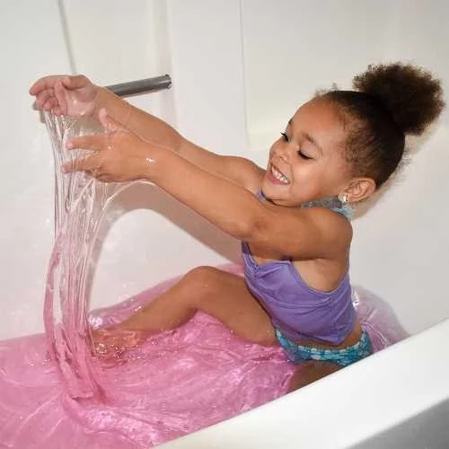 Slime para el baño Glitter Rosa · Zimpli
