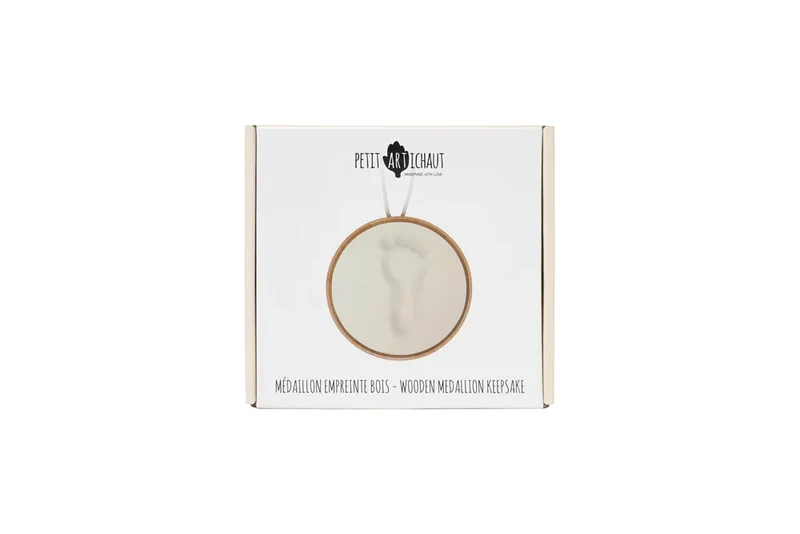 Medallón Huella de recuerdo de Madera · Petit Artichaut