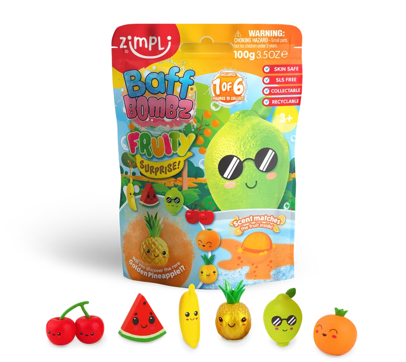 Bomba de baño surprise Frutas · Zimpli