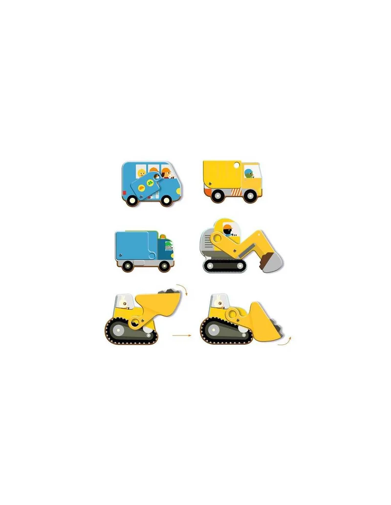 Puzzle Gigante Sitio de Construcción · Djeco