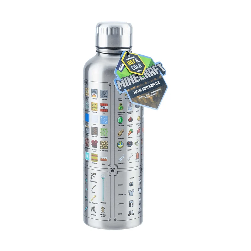 Botella Metálica Minecraft 500 ml