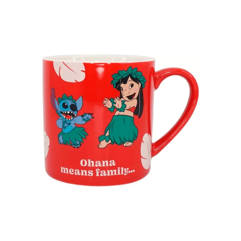Taza de Cerámica Disney - Lilo & Stitch 'Ohana Means Family'