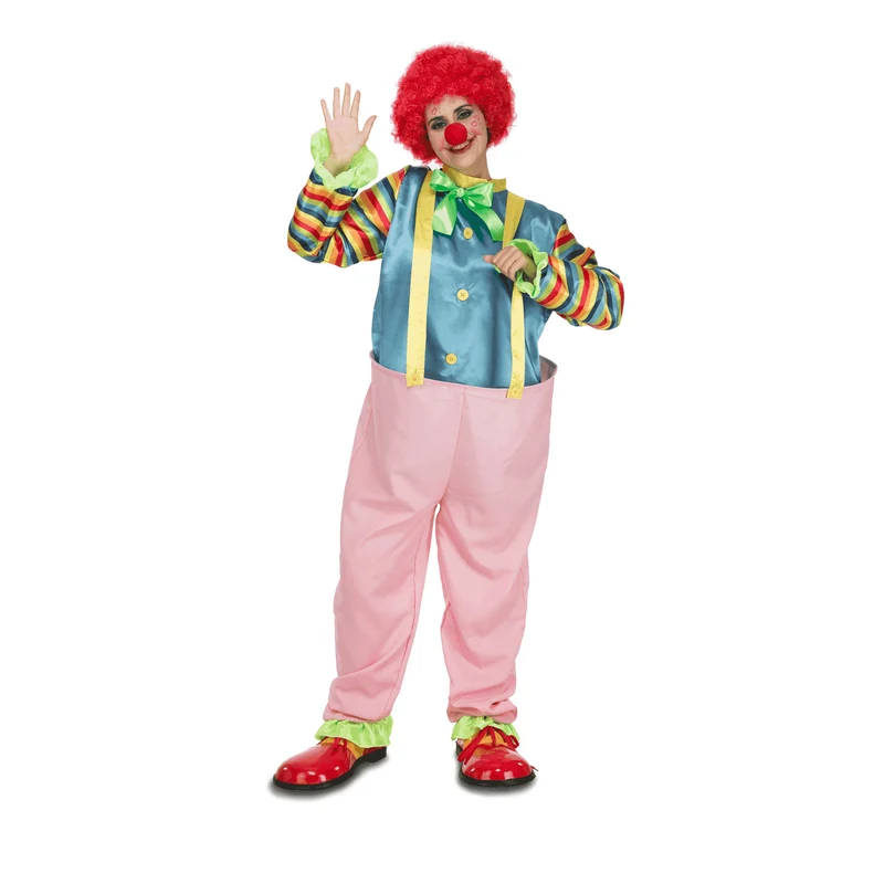 Disfraz de Payaso con aro ml hombre adulto talla ML