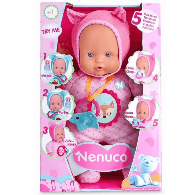 Nenuco Muñeco 5 Funciones