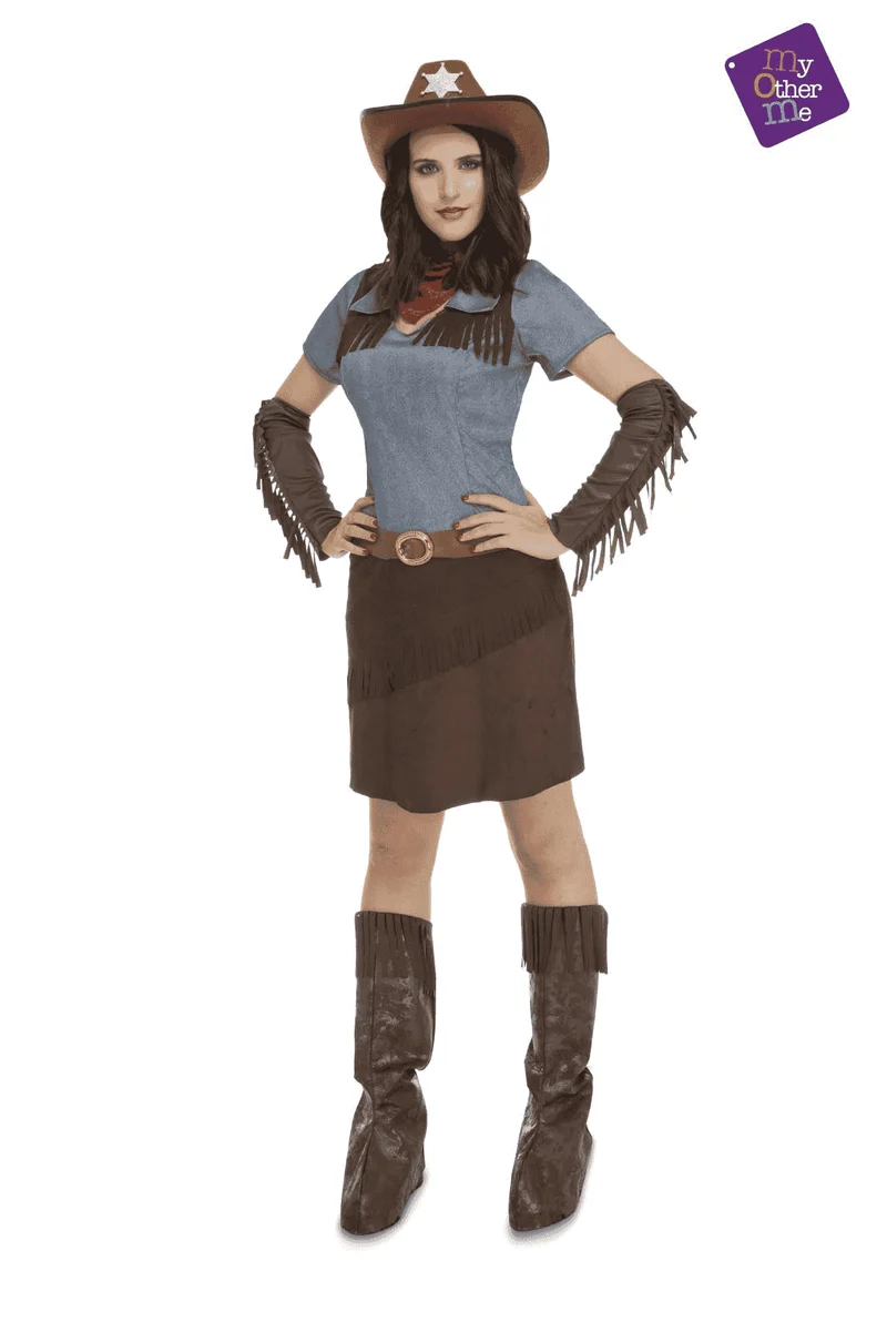 Disfraz de Cowgirl adulto talla S