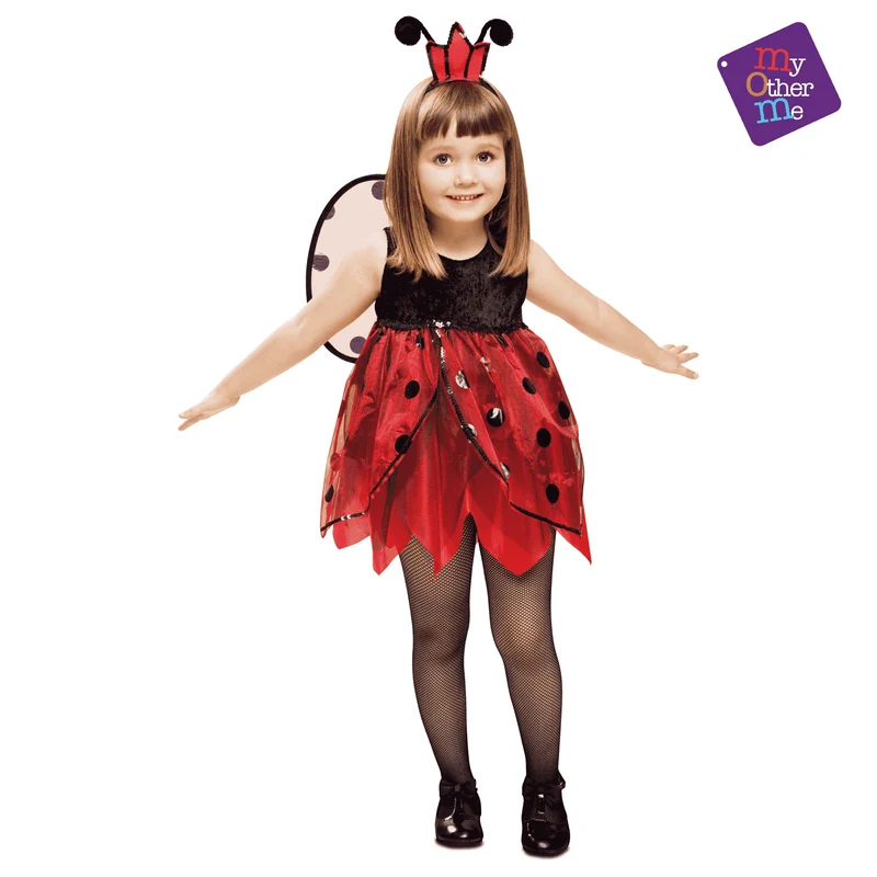 Disfraz de Mariquita hada 3-4 años infantil