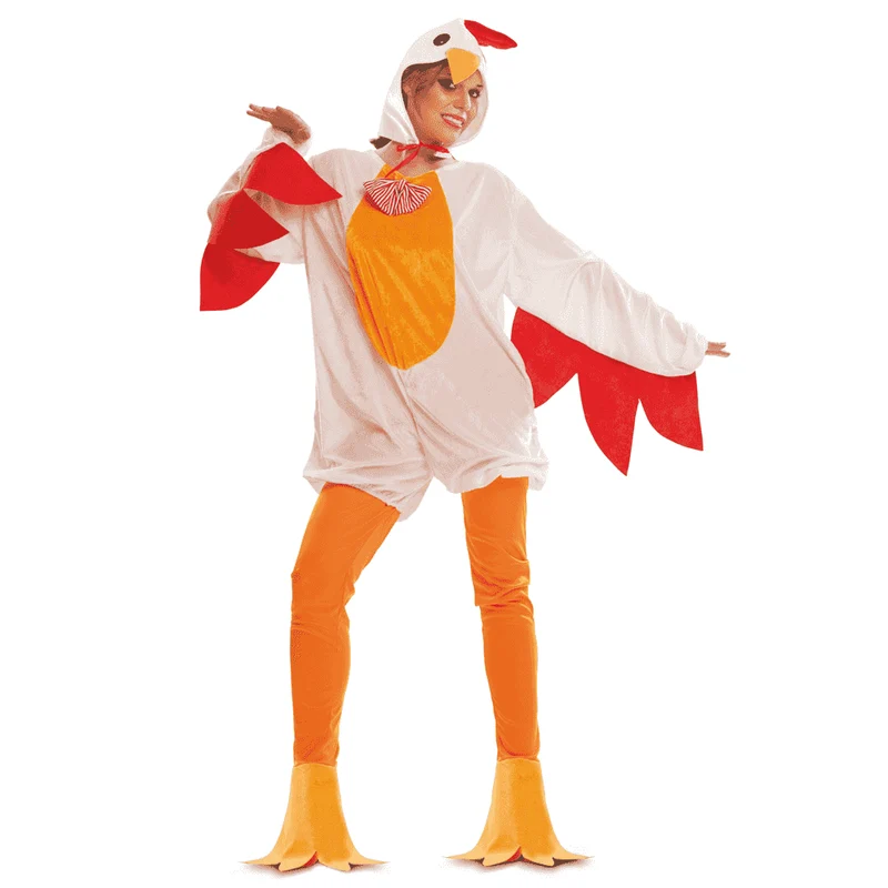 Disfraz de Gallina adulto talla ML