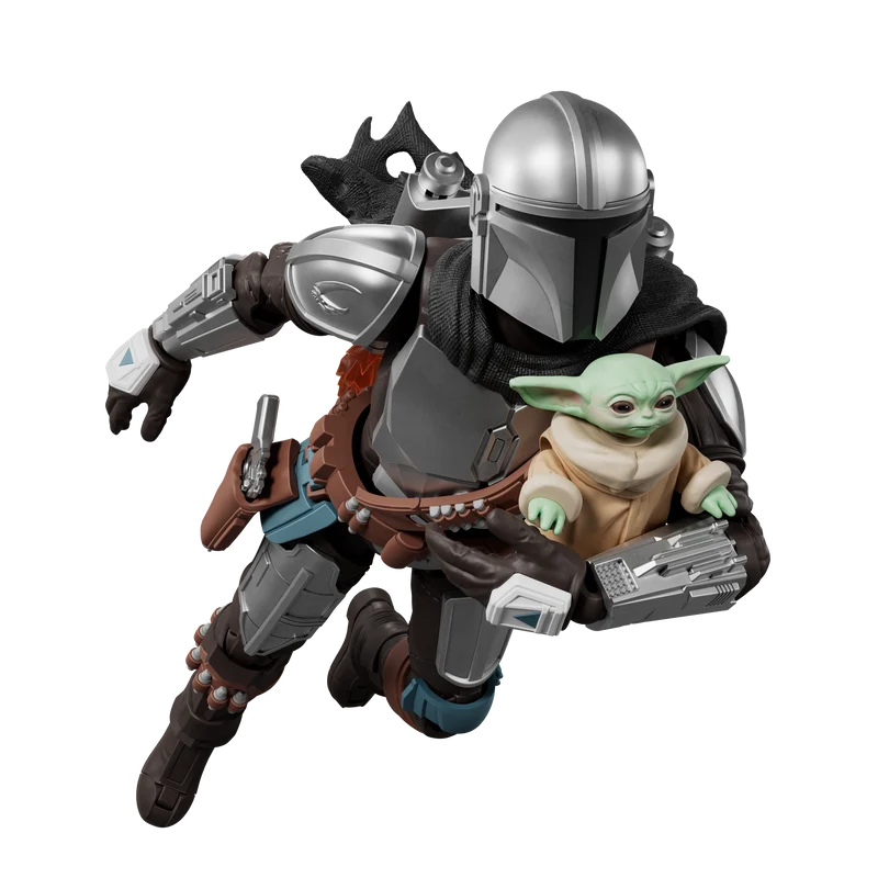 Blokees Star Wars The Mandalorian y Grogu Champion Class: Din Djarin & Grogu 75805