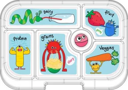Yumbox Original 6 compartimentos Matcha Green Monsters