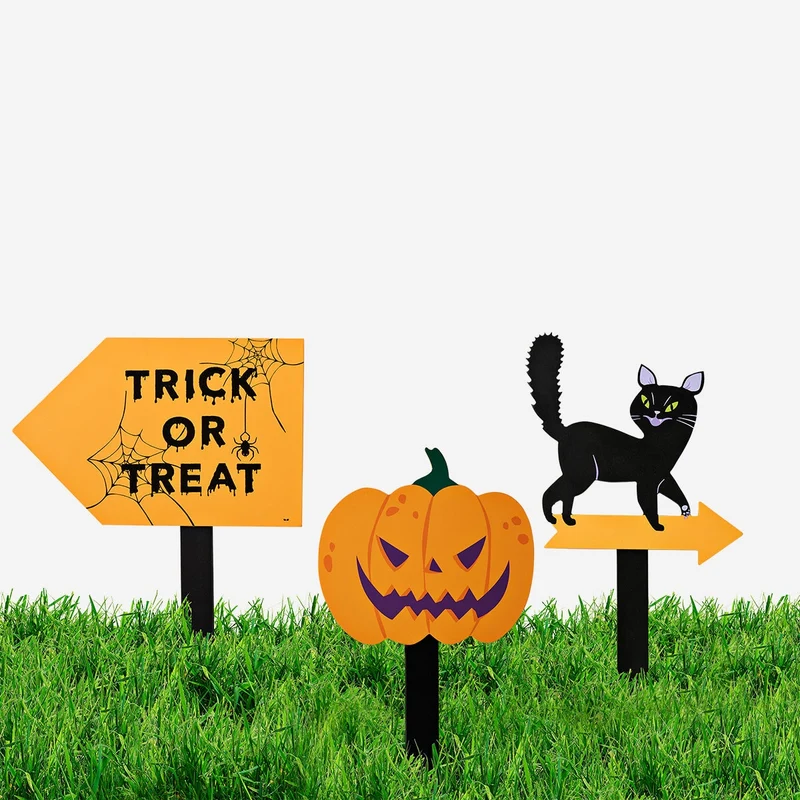 Halloween Signs - 3 pcs