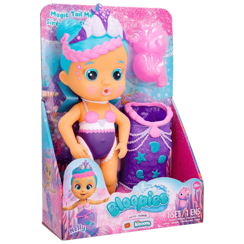 Bloopies Mermaids Magic Tail W2 Nelly Muñeca IMC