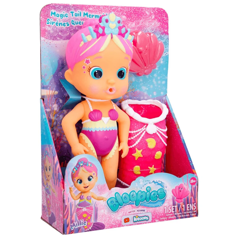 Bloopies Mermaids Magic Tail W2 Millie Muñeca IMC