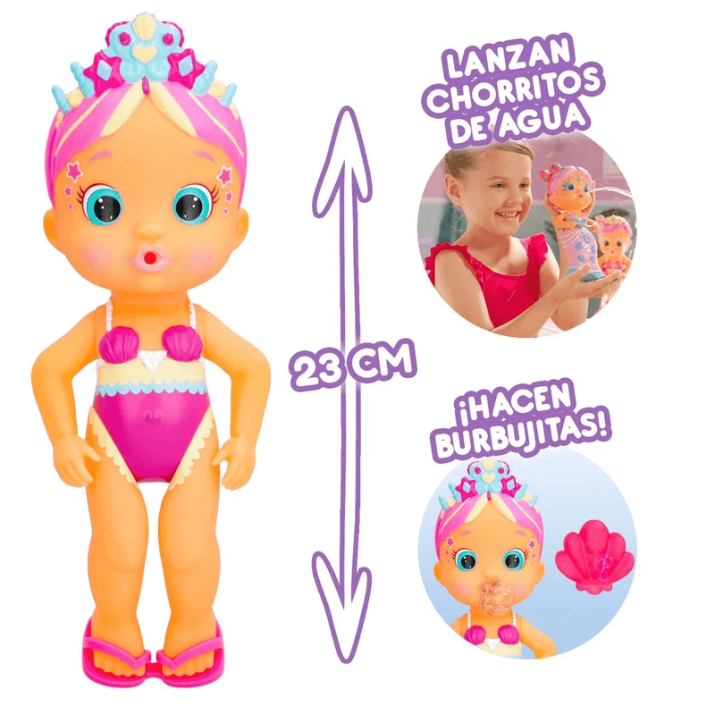 Bloopies Mermaids Magic Tail W2 Millie Muñeca IMC