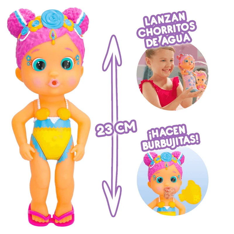 Bloopies Mermaids Magic Tail W2 Melodie Muñeca IMC