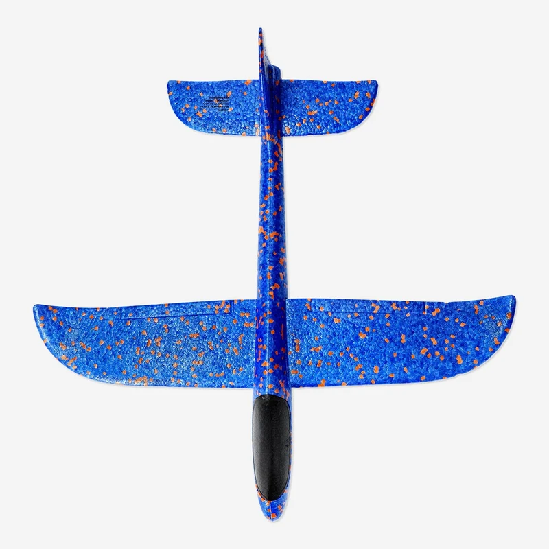 Blue foam plane