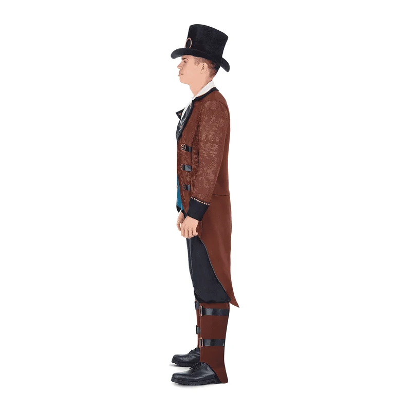 Disfraz de Steampunk boy adulto talla ML