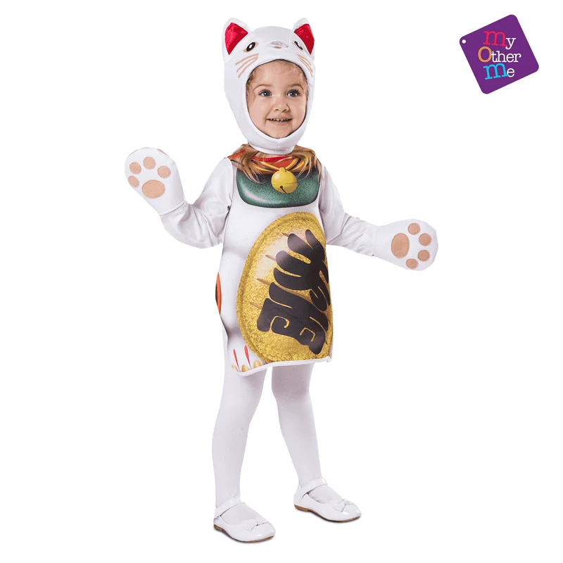 Disfraz de Gatito de la suerte 3-4 años infantil