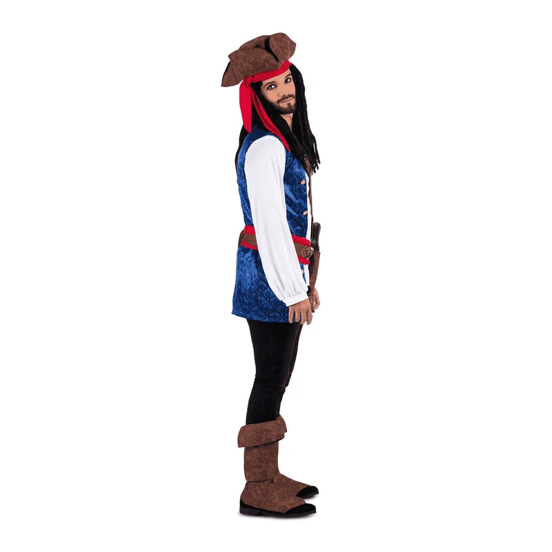 Disfraz de Pirata caribeño adulto talla S