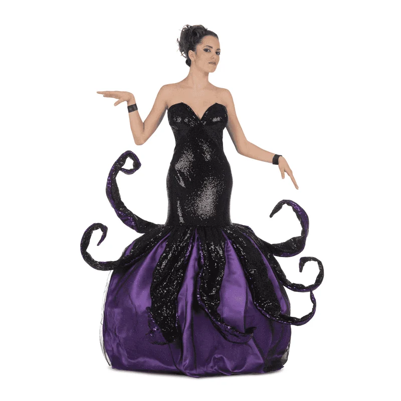 Disfraz de Bruja del mar adulto talla XL