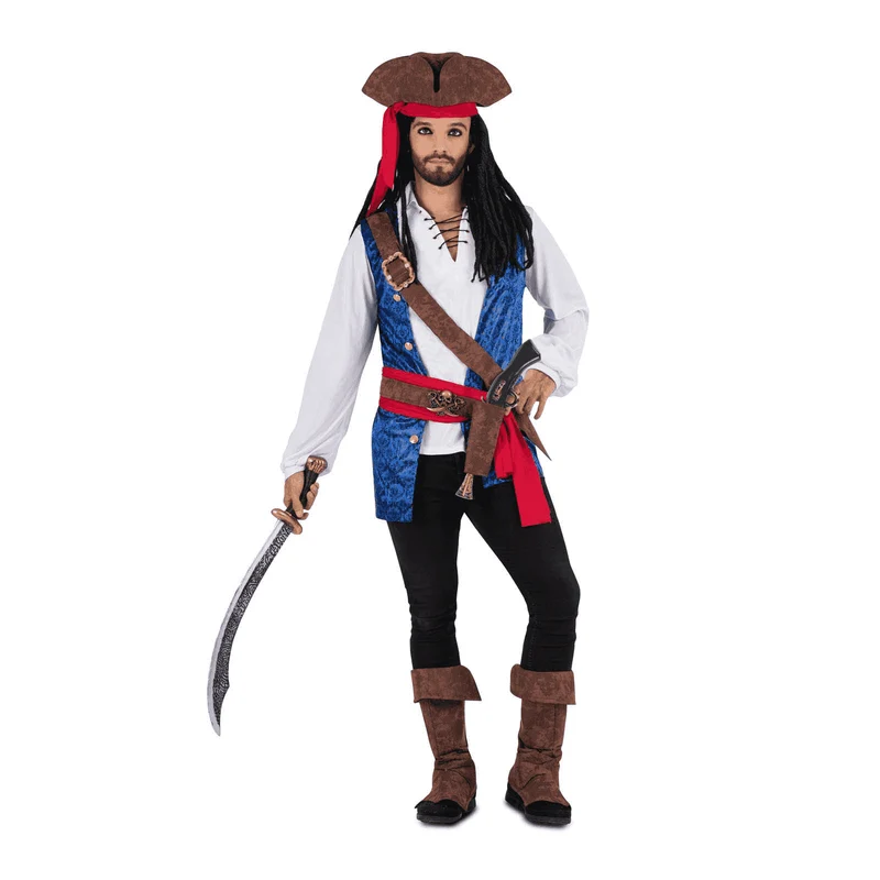 Disfraz de Pirata caribeño adulto talla M
