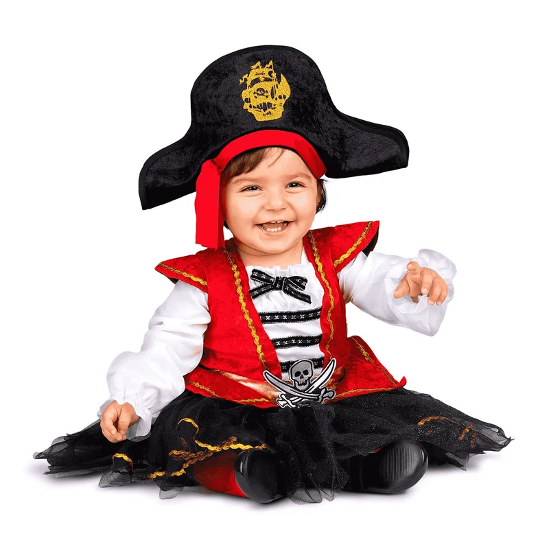 Disfraz de Pirata caribeña 12-24 meses bebé
