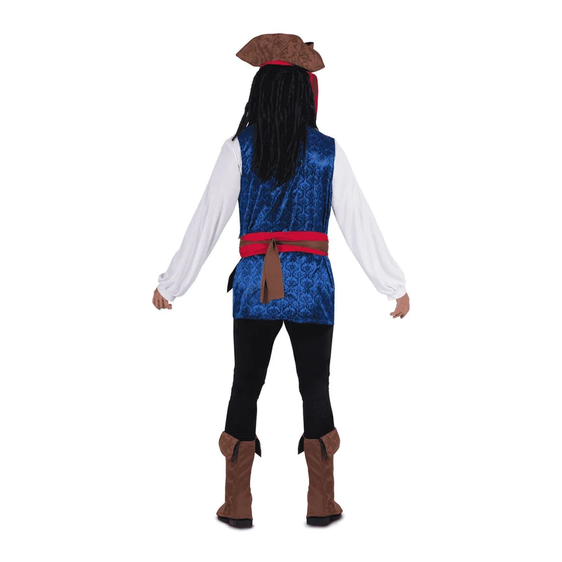 Disfraz de Pirata caribeño adulto talla XL