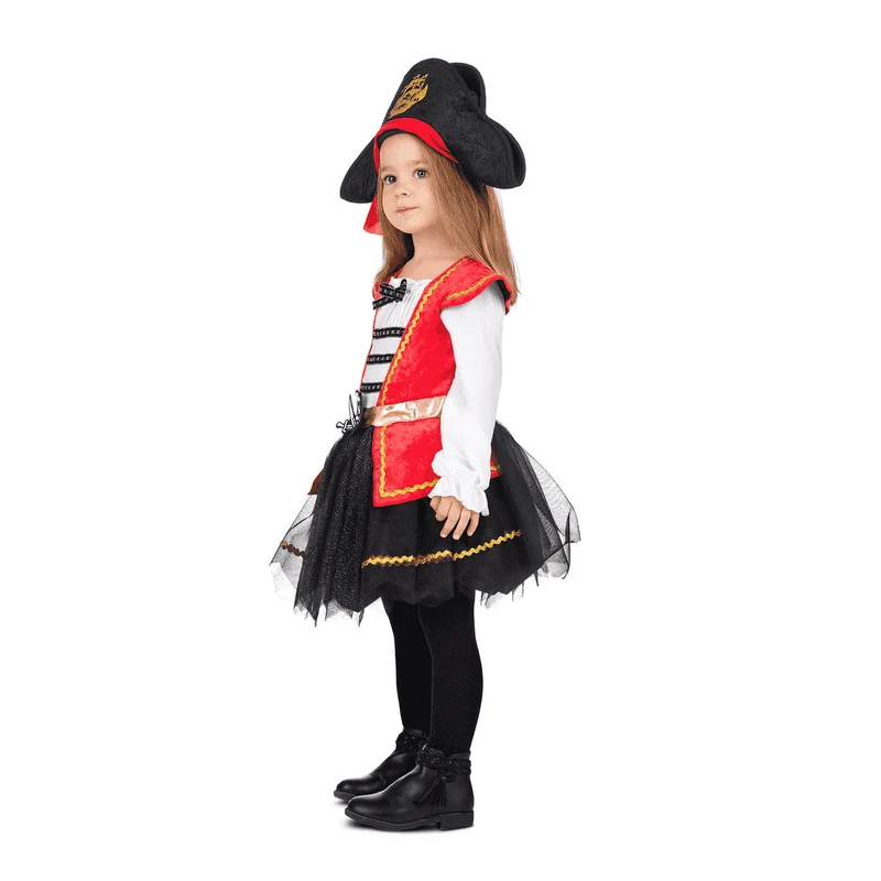 Disfraz de Pirata caribeña 3-4 años infantil
