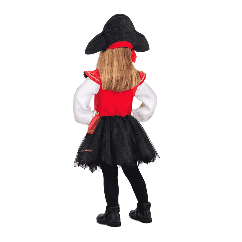 Disfraz de Pirata caribeña 3-4 años infantil