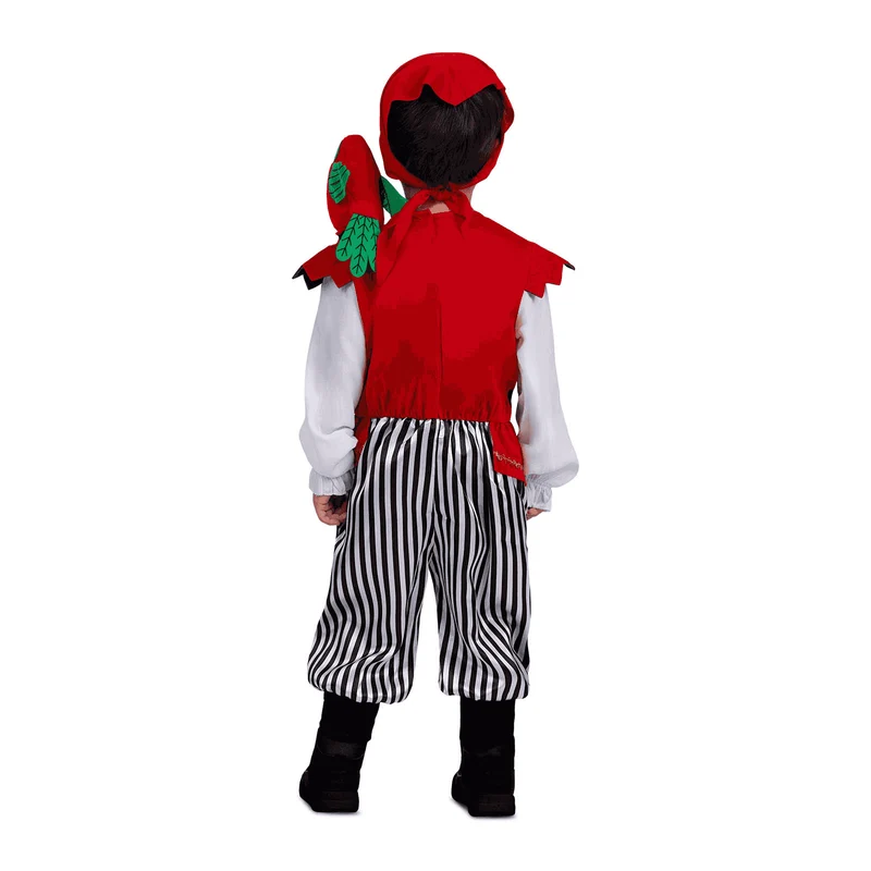 Disfraz de Pirata caribeño 3-4 años infantil