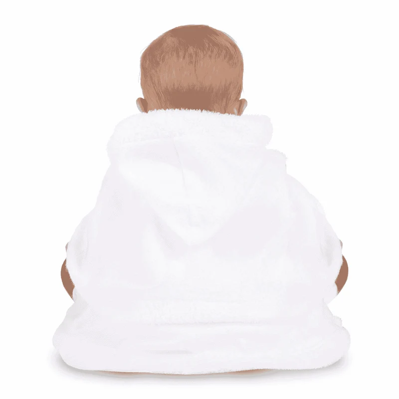 Disfraz de Monada blanca navidad 12-24 meses bebé