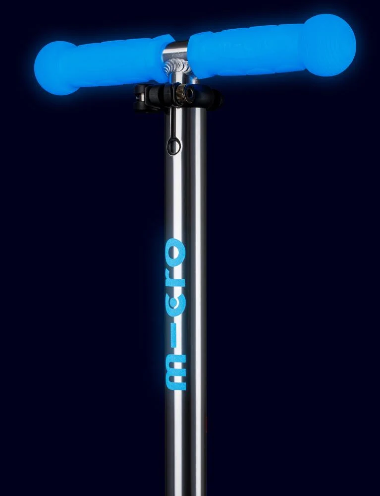 Patinete Mini Deluxe Glow LED · Azul