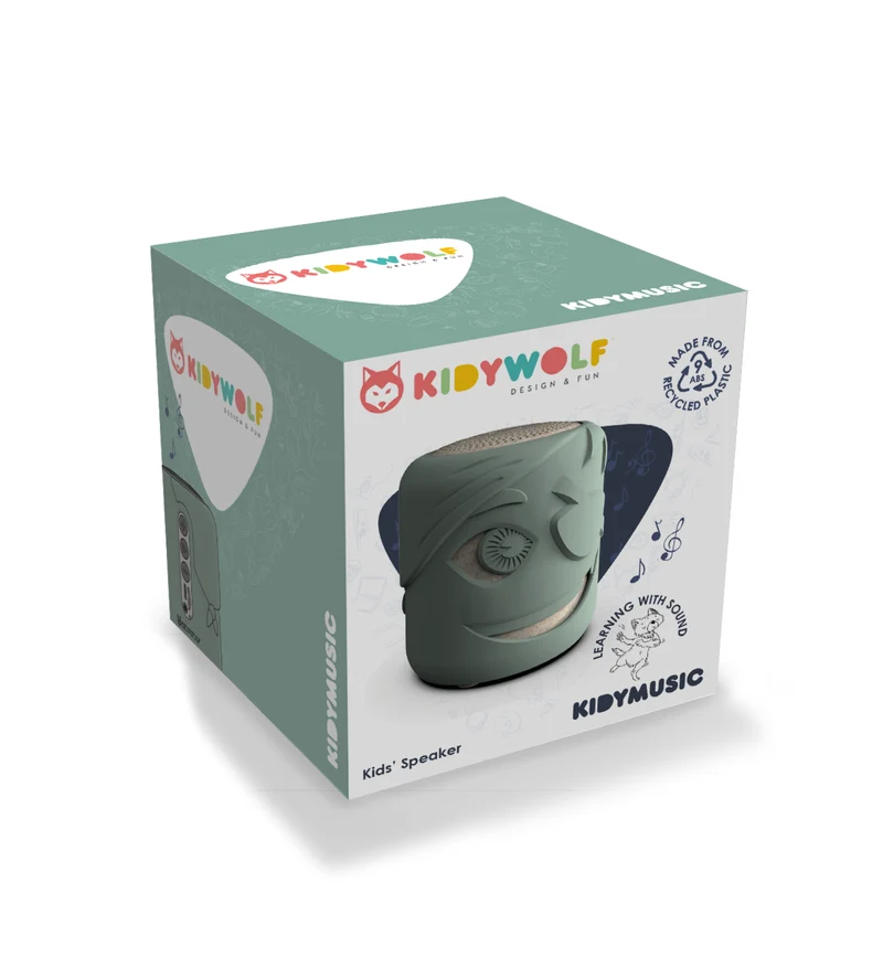 Kidymusic altavoz Bluetooth Verde Sam · Kidywolf