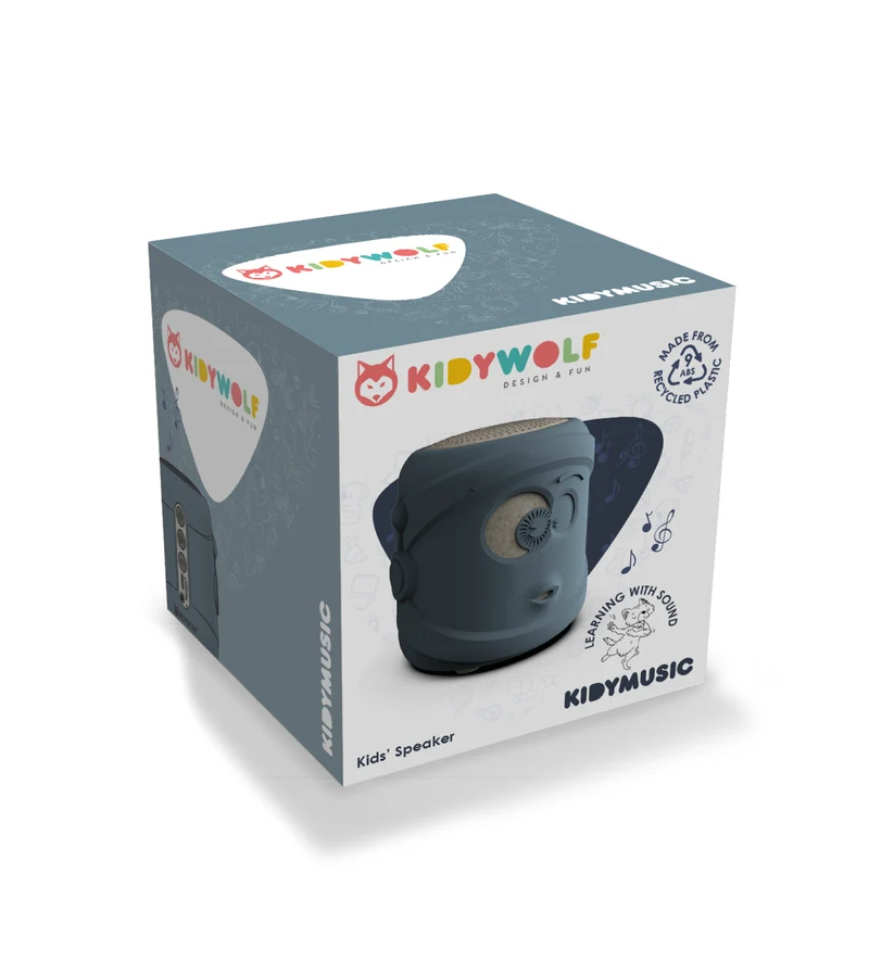 Kidymusic altavoz Bluetooth Azul Nova · Kidywolf