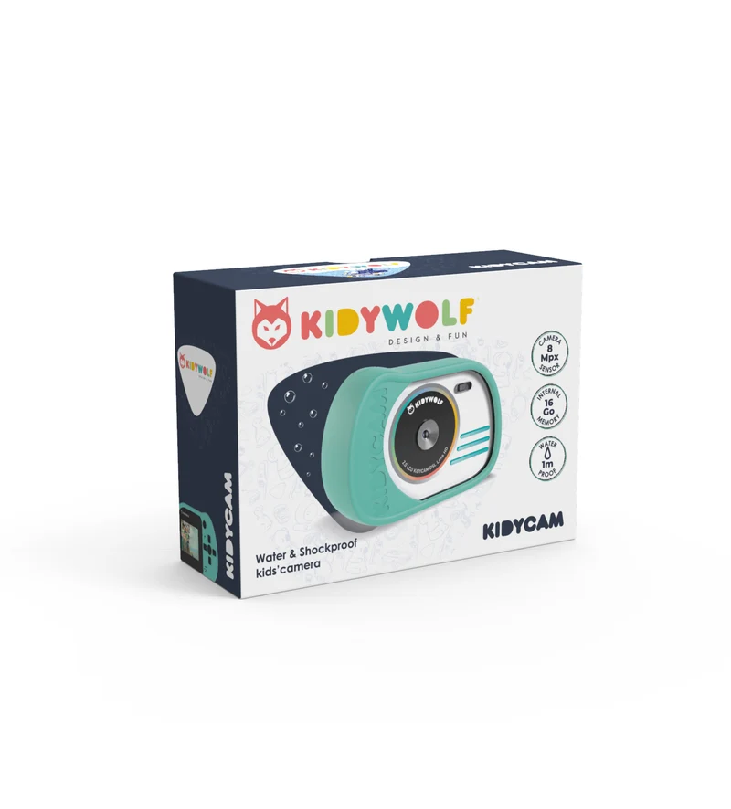 Kidycam Cámara de fotos resistente al agua · Kidywolf (Varios colores)