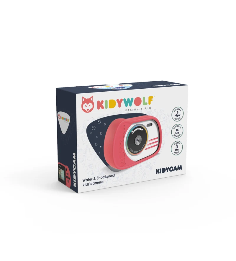 Kidycam Cámara de fotos resistente al agua · Kidywolf (Varios colores)