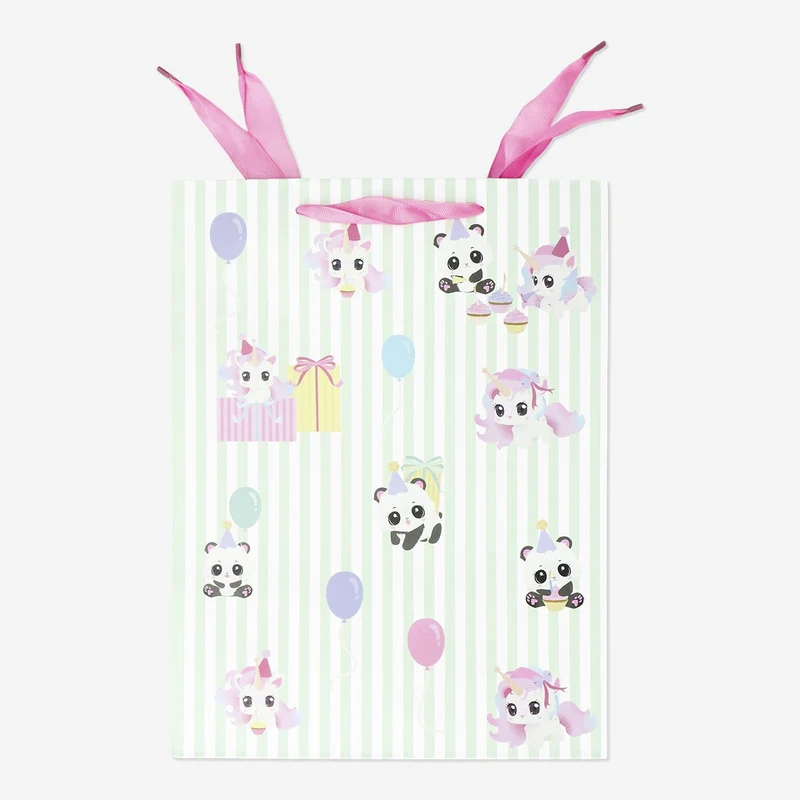 Gift bag with birthday animals - Large