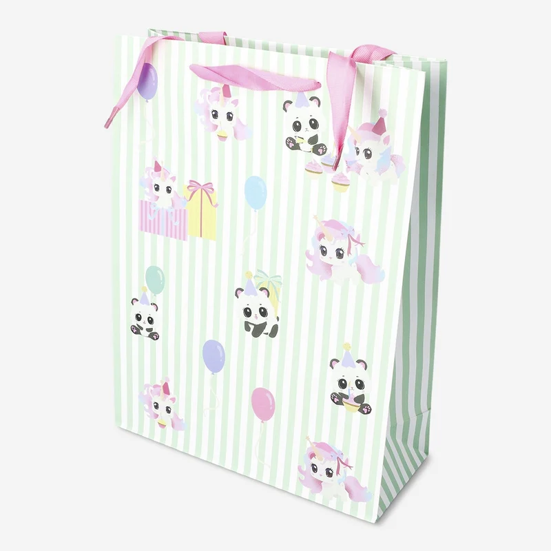 Gift bag with birthday animals - Large