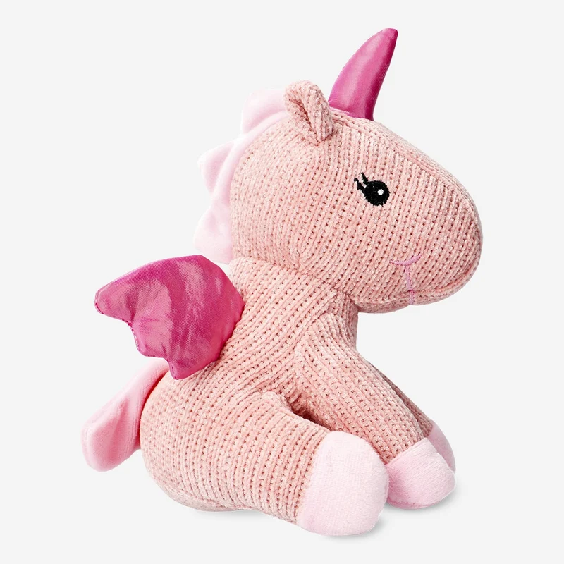 Plush pink unicorn