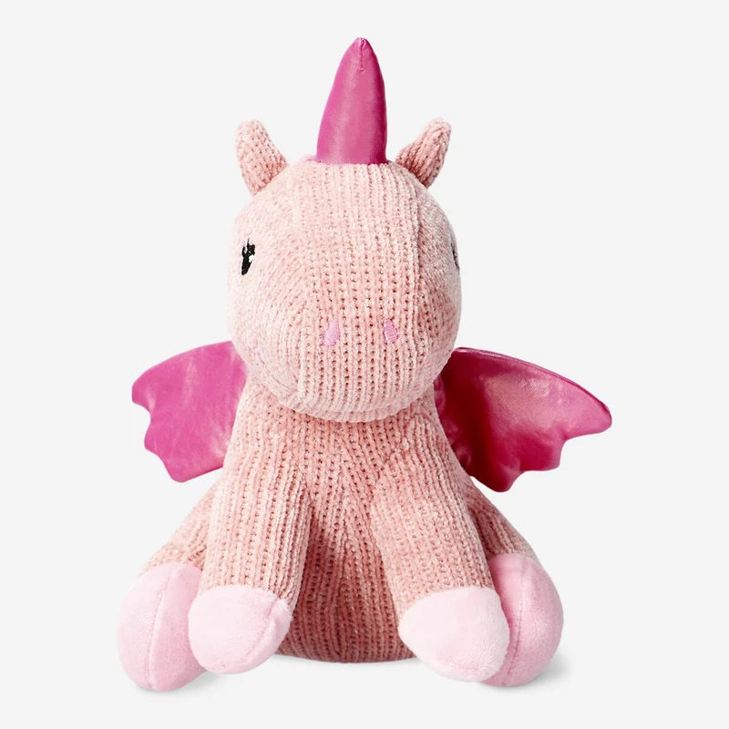 Plush pink unicorn