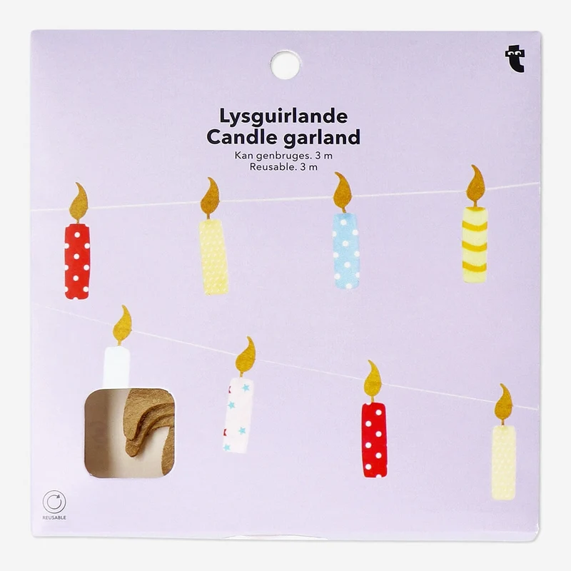 Candle garland - 300 cm