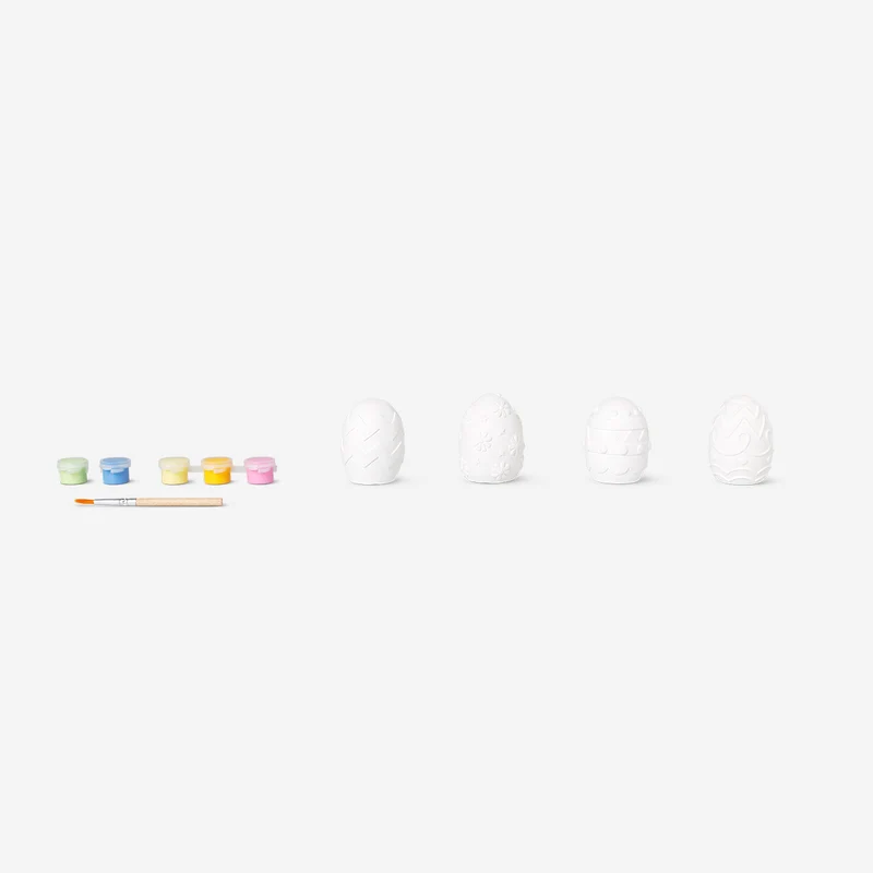 DIY ceramic Easter eggs - 4 pcs