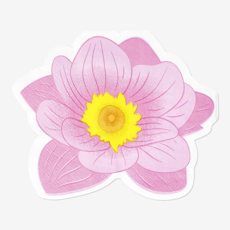 Flower napkins - 10 pcs