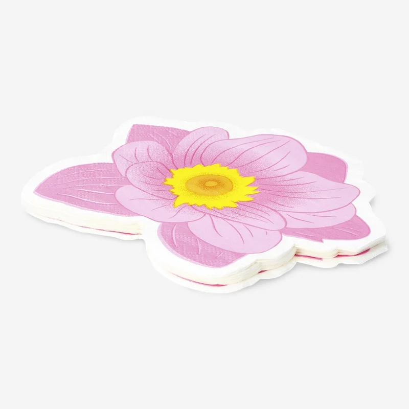 Flower napkins - 10 pcs